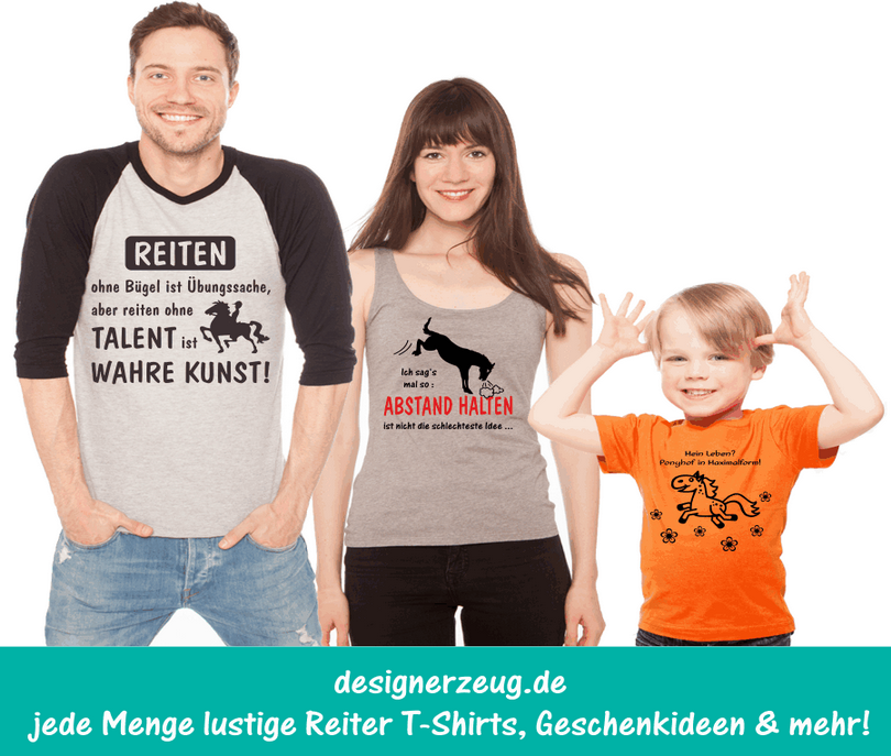 Lustige Pferdeshirts / lustige Reitshirts